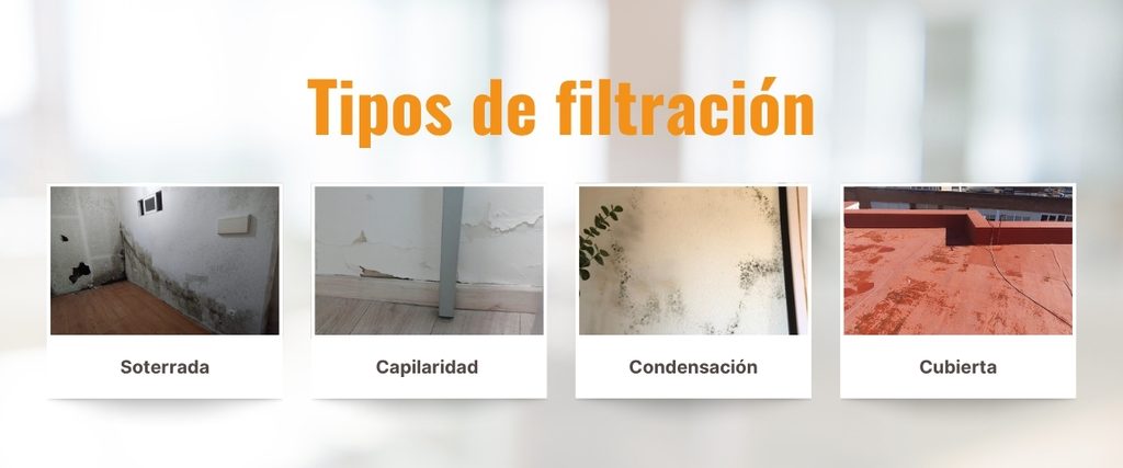 tipos de filtraciones, prevenir la humedad para este otoño
